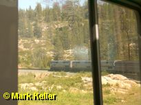 PDRM6197 * Eastbound California Zephyr in the Sierras