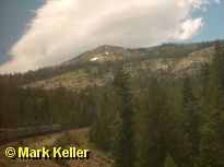 PDRM6598 * Westbound California Zephyr in the Sierras